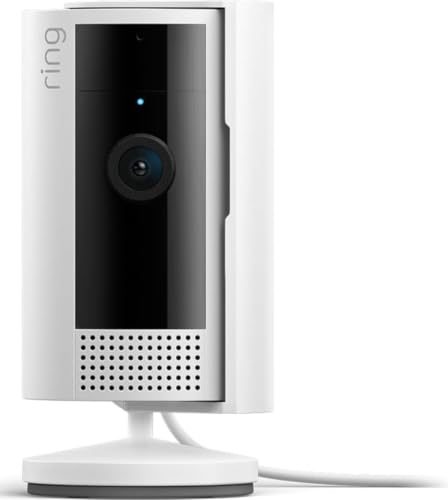 Ring Indoor Cam, Home or business security in 1080p HD video, White