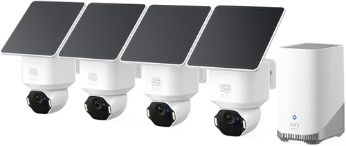 eufy Security SoloCam E42 4-Cam Kit, 4K Security Camera Wireless Outdo — Our hands-on testing setup for hide eufycam s330 on pool 