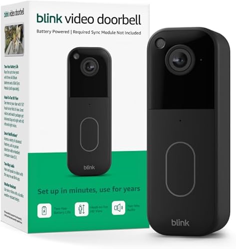 Blink Video Doorbell – Head-to-toe HD view, two-year battery life, and — Build quality and design details up close