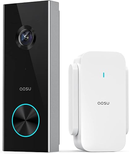 aosu Wireless Doorbell Camera, Battery-Powered Video Doorbell with aos — Key features at a glance
