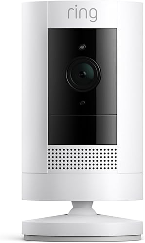 Ring Outdoor Cam (Stick Up Cam), Weather-resistant home or business se — Build quality and design details up close