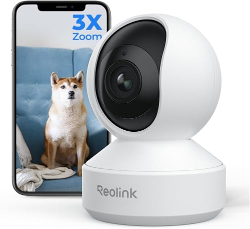 REOLINK 4K UHD Pan & Tilt Dual-Band Wi-Fi 6 Indoor Security Camera wit — Our hands-on testing setup for nest doorbell wired 2nd ge