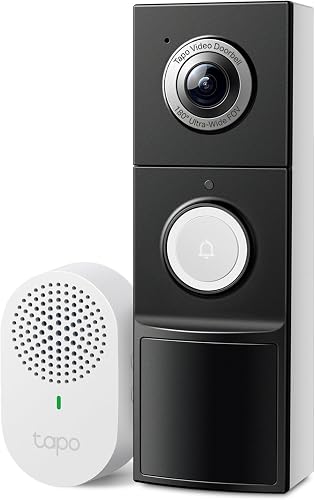 Tapo 2K+ Wired or Battery Powered Smart Video Doorbell with Chime - 18 — Our recommended pick for most buyers