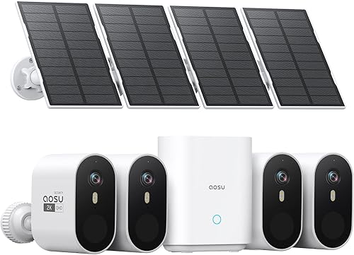 aosu Solar Security Cameras Wireless Outdoor, 4-Cam Kit, 2K QHD Home S — Side-by-side comparison of top picks in this category