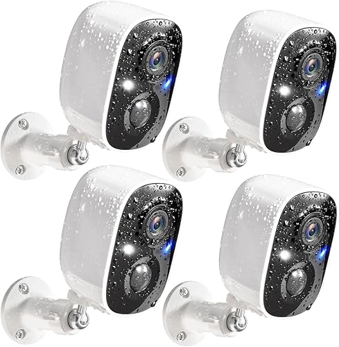 GMK Security Cameras Wireless Outdoor 4 Pack, 2K Battery Powered Camer — Our hands-on testing setup for install ring battery doorb