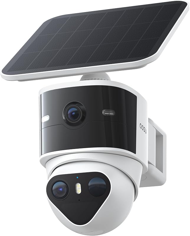 aosu T2 Pro Wireless Outdoor Security Camera, 3K Dual Cam